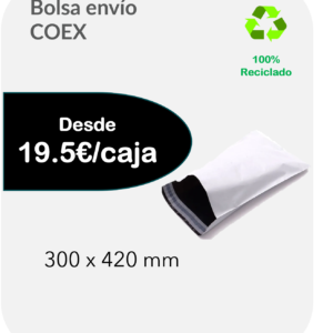 Bolsa de envío COEX 300 x 420mm
