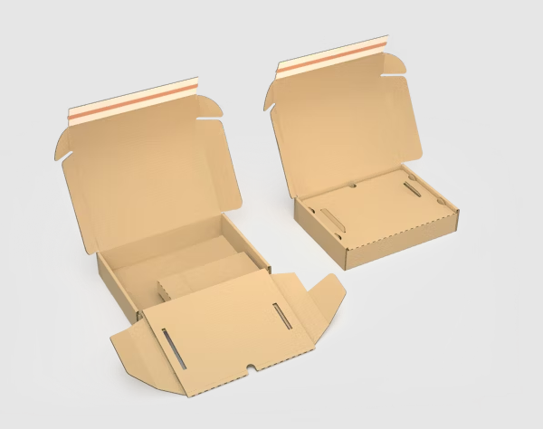 Caja desmontable 40*30*8cm con interior y cinta de cierre